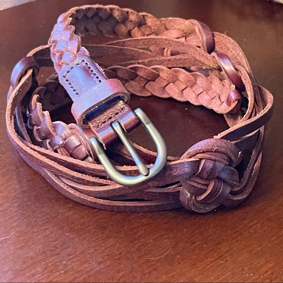 AEO Boho Braided Brown Belt - Picture 8 of 9